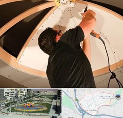 نصاب سقف کاذب در مرزداران تبریز