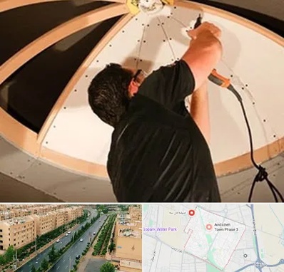 نصاب سقف کاذب در فاز سه اندیشه