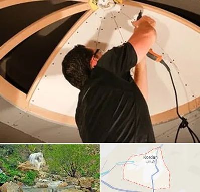 نصاب سقف کاذب در کردان