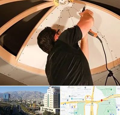 نصاب سقف کاذب در حقانی 