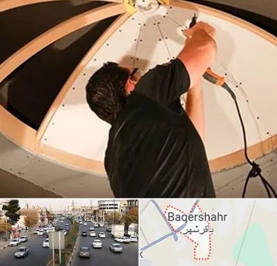 نصاب سقف کاذب در باقرشهر