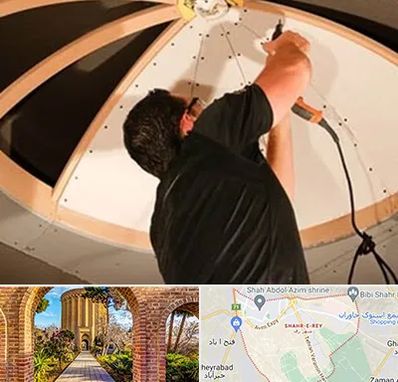 نصاب سقف کاذب در شهر ری