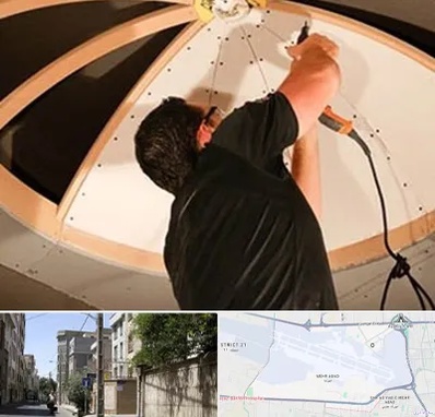 نصاب سقف کاذب در مهرآباد