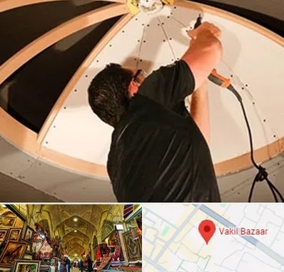 نصاب سقف کاذب در بازار وکیل شیراز