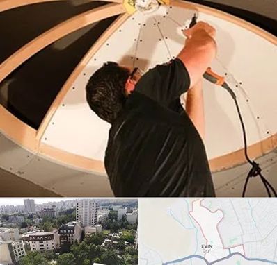 نصاب سقف کاذب در اوین