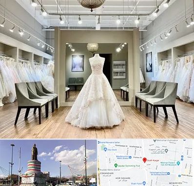 مزون لباس عروس در کارگر جنوبی