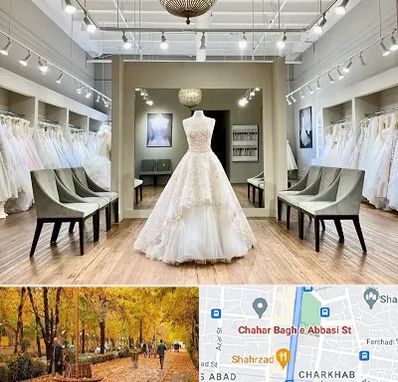 مزون لباس عروس در چهارباغ اصفهان