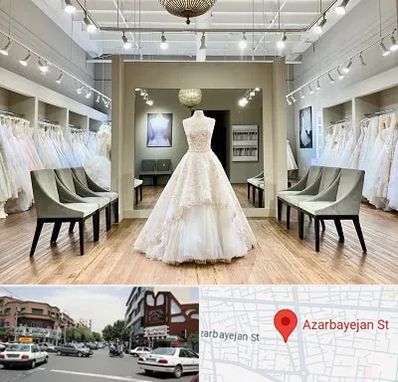 مزون لباس عروس در خیابان آذربایجان