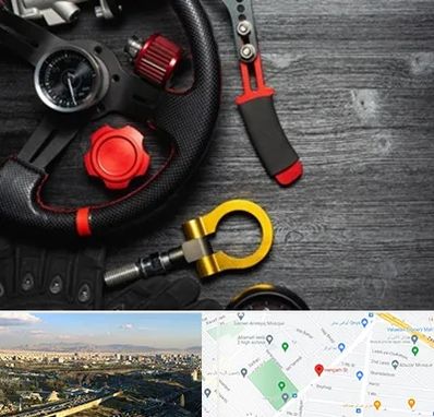 فروشگاه لوازم اسپرت خودرو در هنگام 