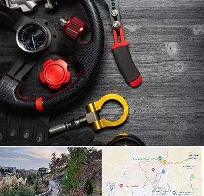 فروشگاه لوازم اسپرت خودرو در باغستان کرج 