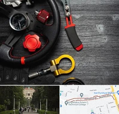 فروشگاه لوازم اسپرت خودرو در بلوار معلم رشت 