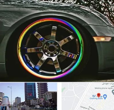 فروشگاه لوازم لوکس خودرو در چهارراه طالقانی کرج 