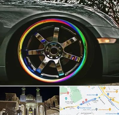 فروشگاه لوازم لوکس خودرو در زرگری شیراز 