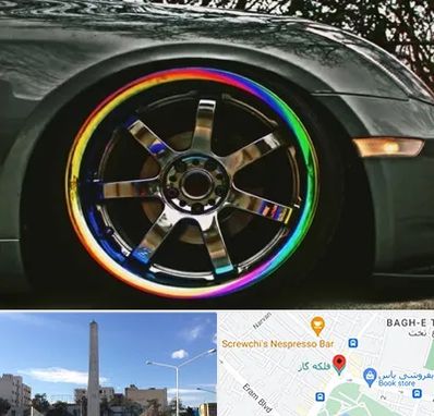 فروشگاه لوازم لوکس خودرو در فلکه گاز شیراز 