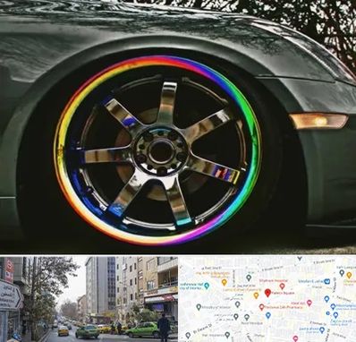 فروشگاه لوازم لوکس خودرو در فاطمی 