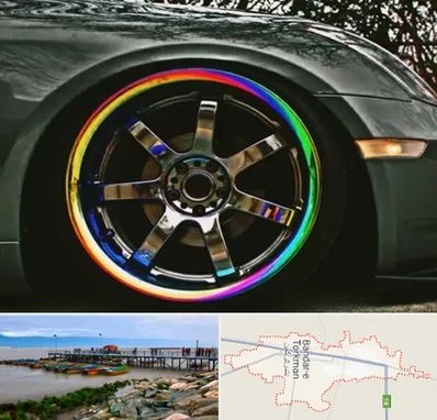 فروشگاه لوازم لوکس خودرو در بندر ترکمن