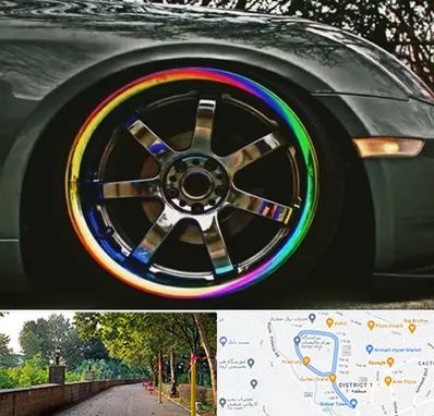 فروشگاه لوازم لوکس خودرو در فلکه گاز رشت 