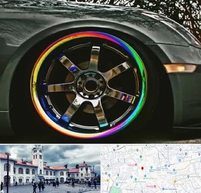 فروشگاه لوازم لوکس خودرو در میدان شهرداری رشت 