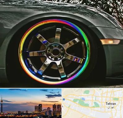 فروشگاه لوازم لوکس خودرو در غرب تهران 