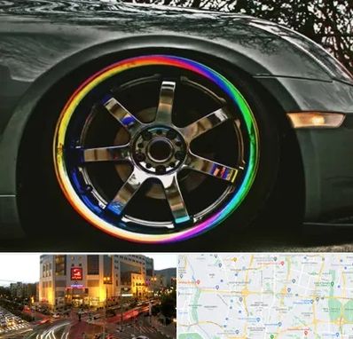 فروشگاه لوازم لوکس خودرو در جنت آباد تهران 