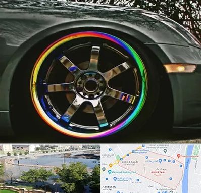 فروشگاه لوازم لوکس خودرو در گلستان اهواز 