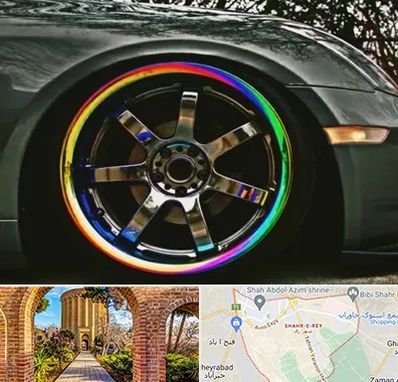 فروشگاه لوازم لوکس خودرو در شهر ری