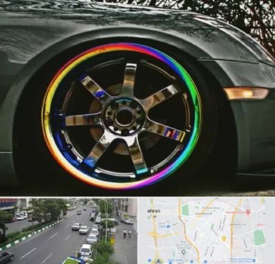 فروشگاه لوازم لوکس خودرو در ستارخان 