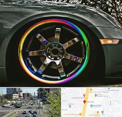 فروشگاه لوازم لوکس خودرو در ستاری 