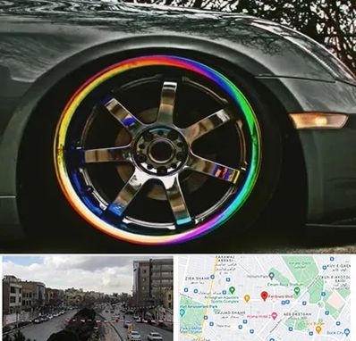 فروشگاه لوازم لوکس خودرو در بلوار فردوسی مشهد 