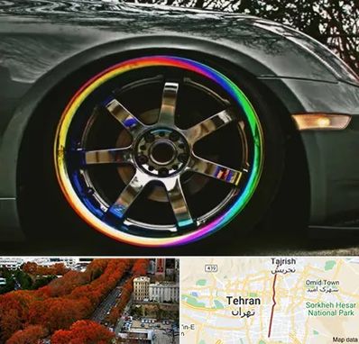 فروشگاه لوازم لوکس خودرو در ولیعصر 