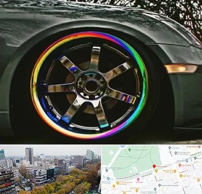 فروشگاه لوازم لوکس خودرو در بلوار کشاورز 