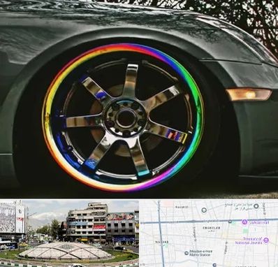 فروشگاه لوازم لوکس خودرو در مرکز تهران