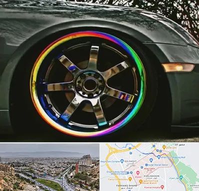 فروشگاه لوازم لوکس خودرو در معالی آباد شیراز 