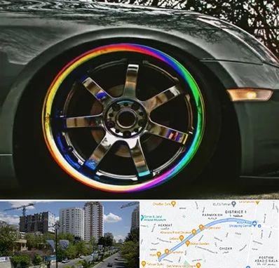 فروشگاه لوازم لوکس خودرو در اندرزگو 