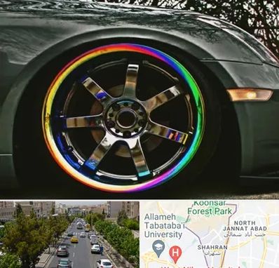 فروشگاه لوازم لوکس خودرو در شهران 