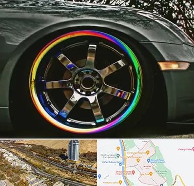 فروشگاه لوازم لوکس خودرو در خیابان نیایش شیراز 