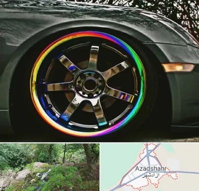 فروشگاه لوازم لوکس خودرو در آزادشهر