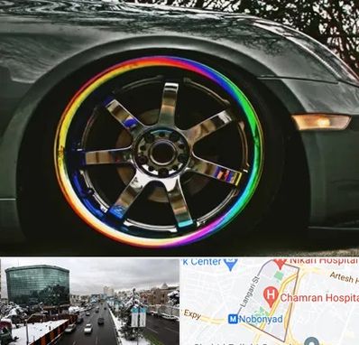 فروشگاه لوازم لوکس خودرو در اقدسیه 