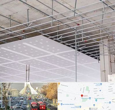 سقف کاذب در خیابان آزادی 