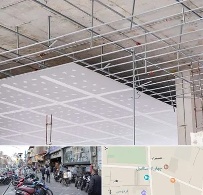 سقف کاذب در چهارراه استانبول