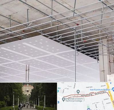 سقف کاذب در بلوار معلم رشت 