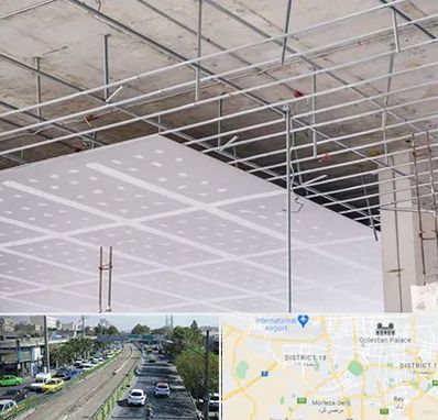 سقف کاذب در جنوب تهران 