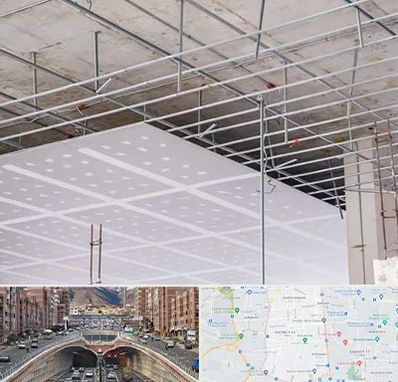 سقف کاذب در منطقه 10 تهران 