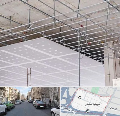 سقف کاذب در مجیدیه شمالی