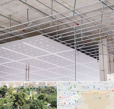 سقف کاذب در منطقه 13 تهران 