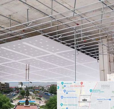 سقف کاذب در بهارستان 