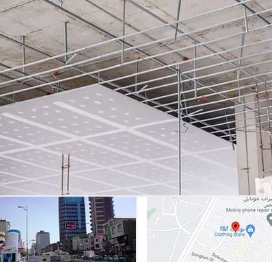 سقف کاذب در چهارراه طالقانی کرج 