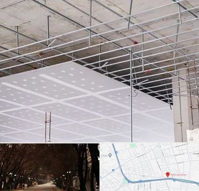 سقف کاذب در ابوریحان تبریز