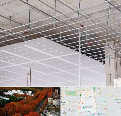 سقف کاذب در منطقه 6 تهران 