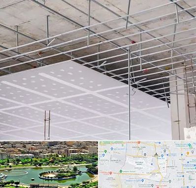 سقف کاذب در منطقه 9 تهران 